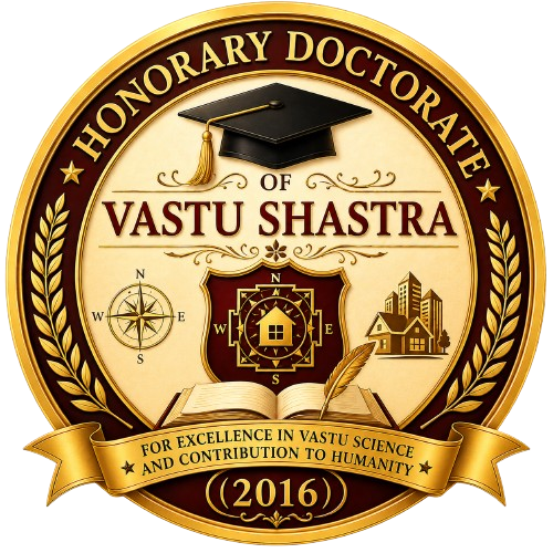 Honorary Doctorate of Vastu Shastra (2016)