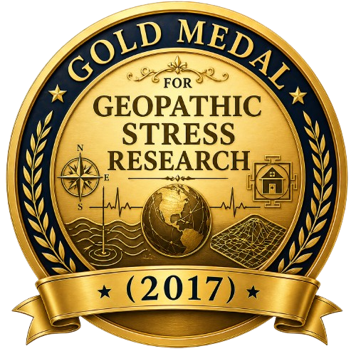 Gold Medal for Geopathic Stress Research (2017)